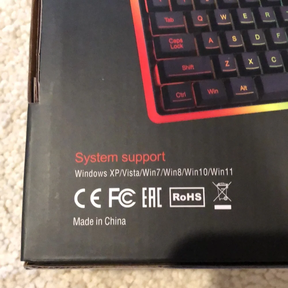 NWT unopened Redragon gaming essentials Keyboard/Mouse/Mousepad